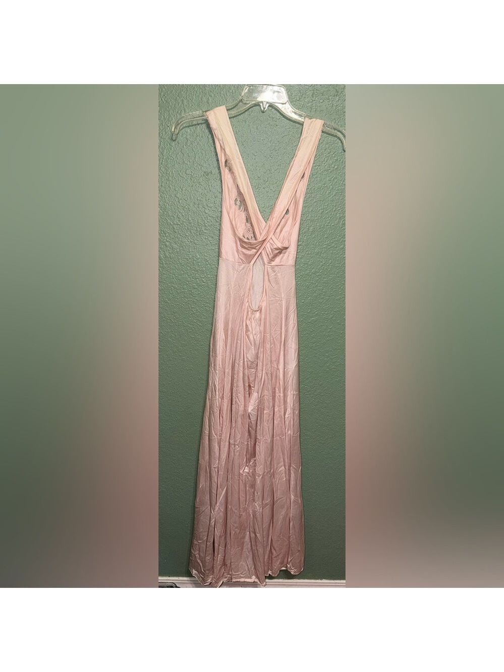 Vintage Lace Evening Gown Slip Dress - Picture 6 of 10